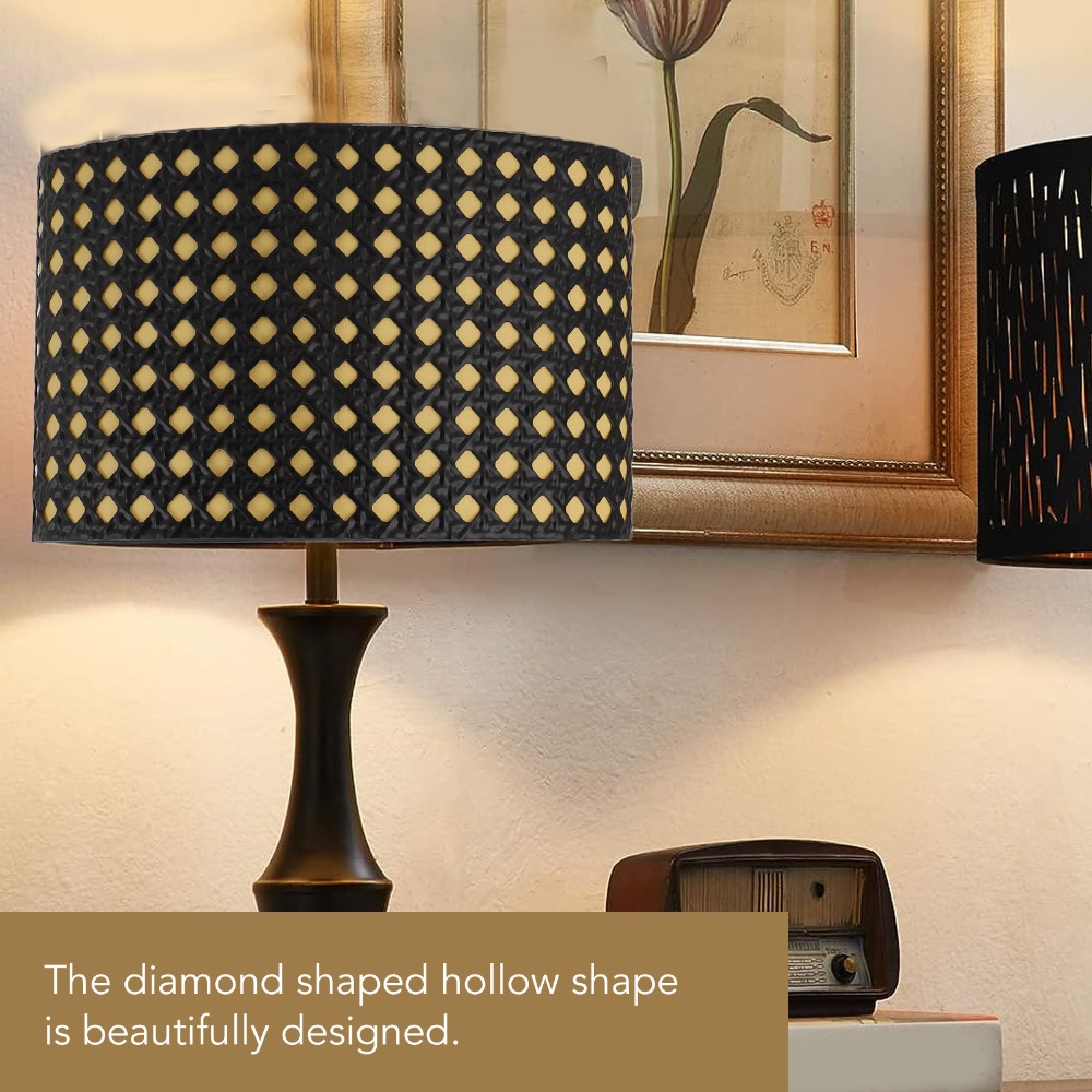 Geometric Lamp Shade - Pantalla de lámpara moderna de hierro