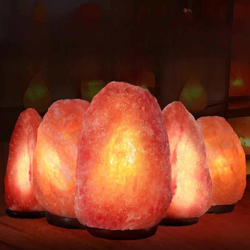 Himalayan Salt Lamp - Lámpara de sal del Himalaya, lámpara
