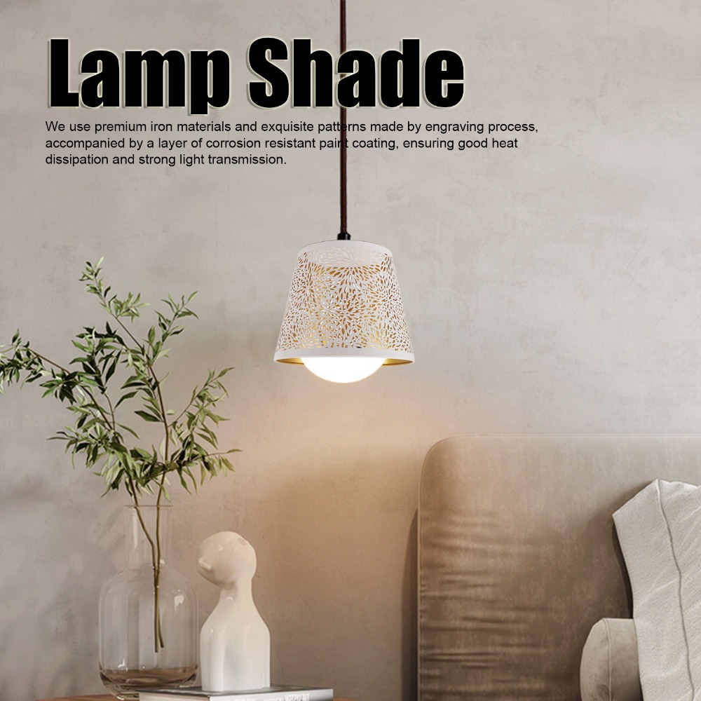 Geometric Lamp Shade - Pantalla de lámpara de hierro simple