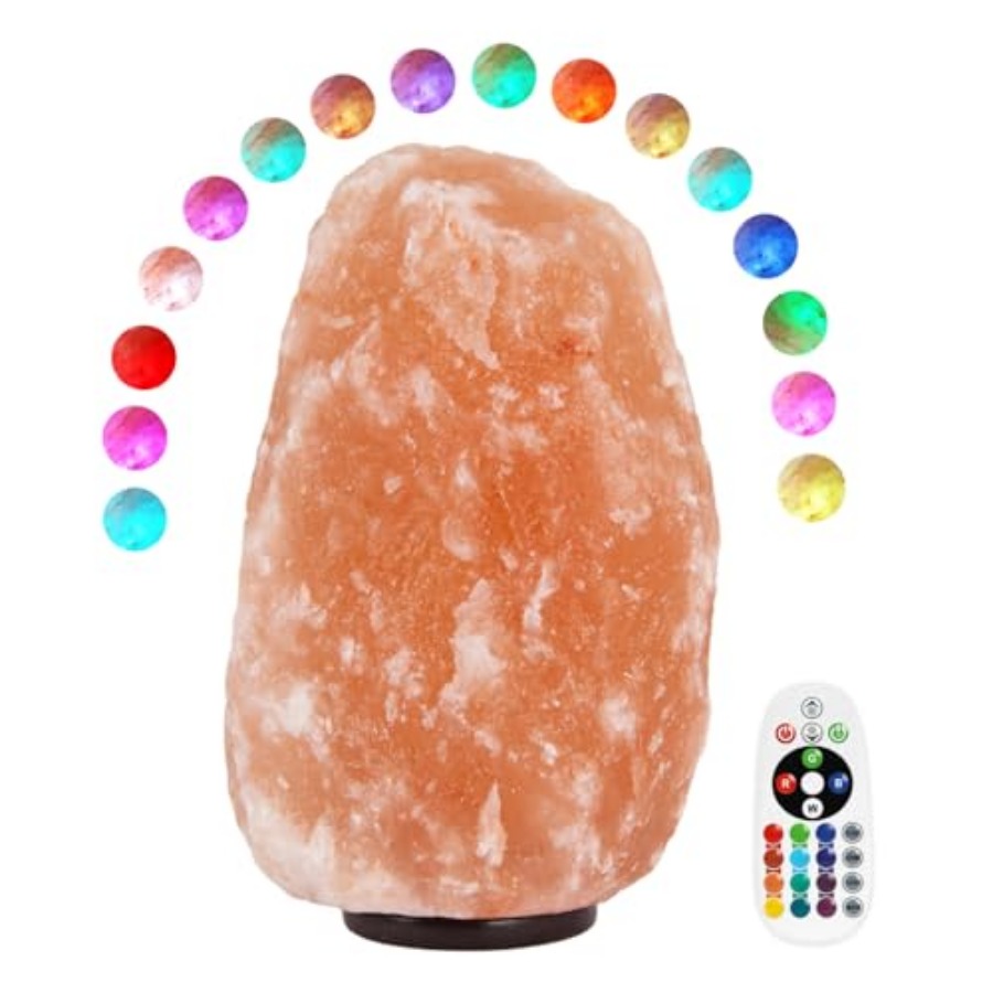 Himalayan Salt Lamp - Lámpara de Sal del Himalaya -