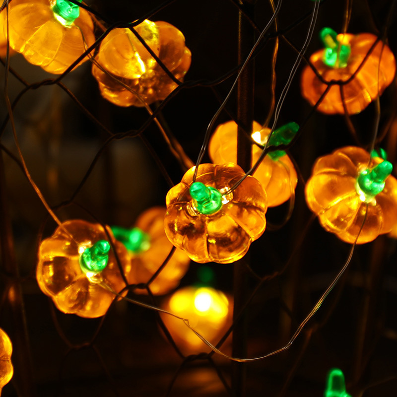 Home Decor Lighting Tricks - Guirnalda de Luces de Calabaza de