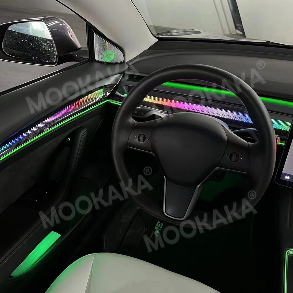 Decor Lighting India - Luz Ambiental para Auto Tesla Modelo