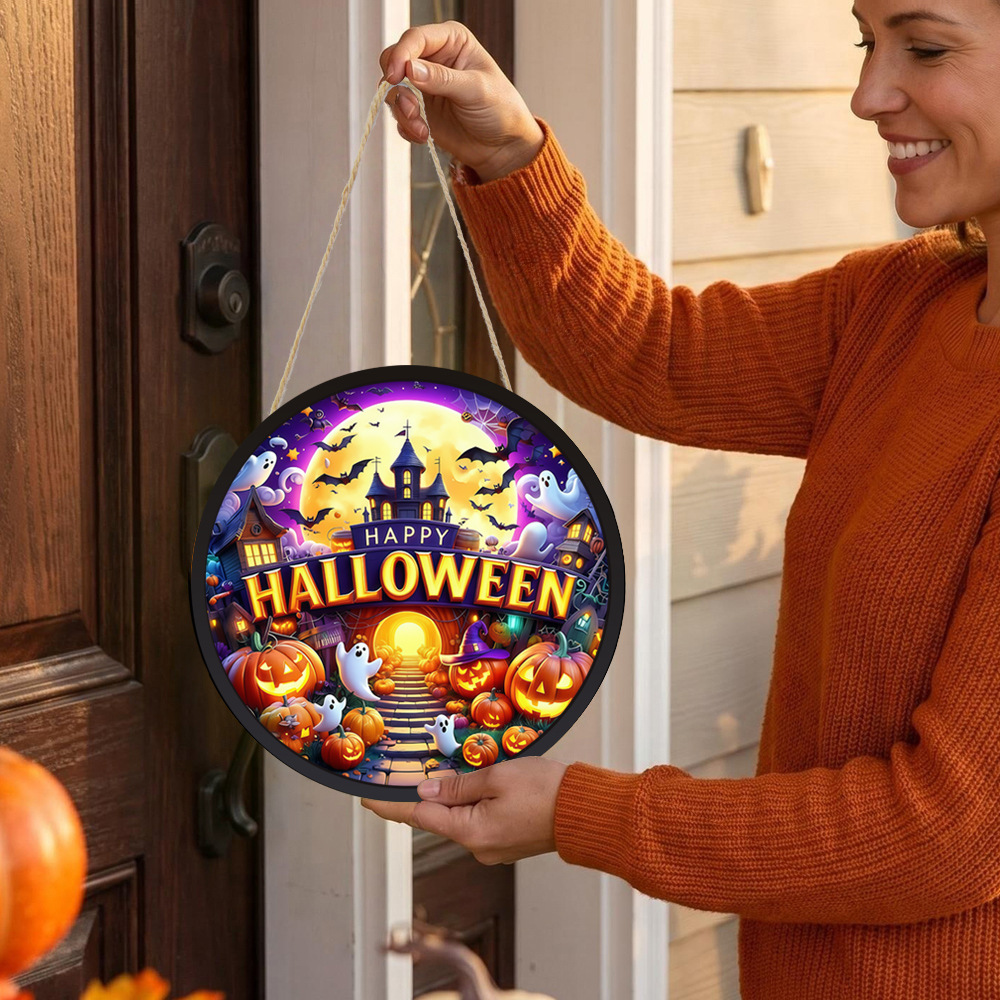 Letrero luminoso de Halloween  - Home Decor Lighting Tricks reseña y precio