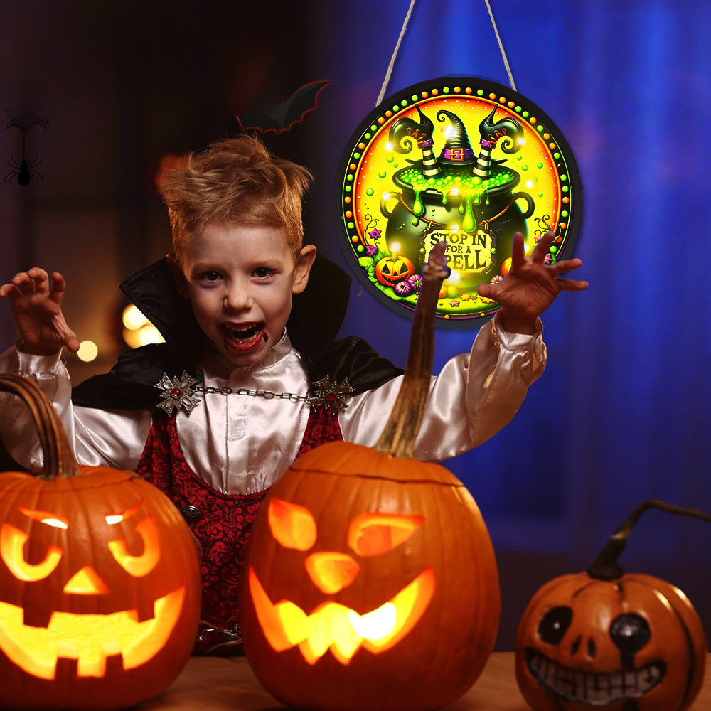 Letrero luminoso de Halloween  - Home Decor Lighting Tricks reseña y precio