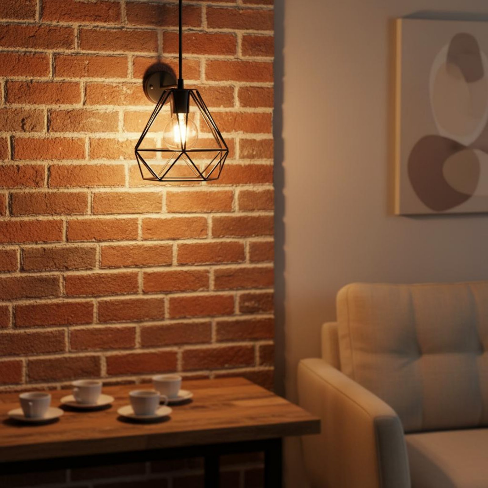 Pantalla de lámpara con forma  - Geometric Lamp Shade reseña y precio