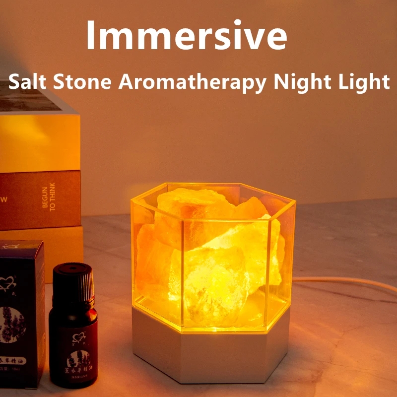 D2 LED lámpara de sal de crist - Himalayan Salt Lamp reseña y precio