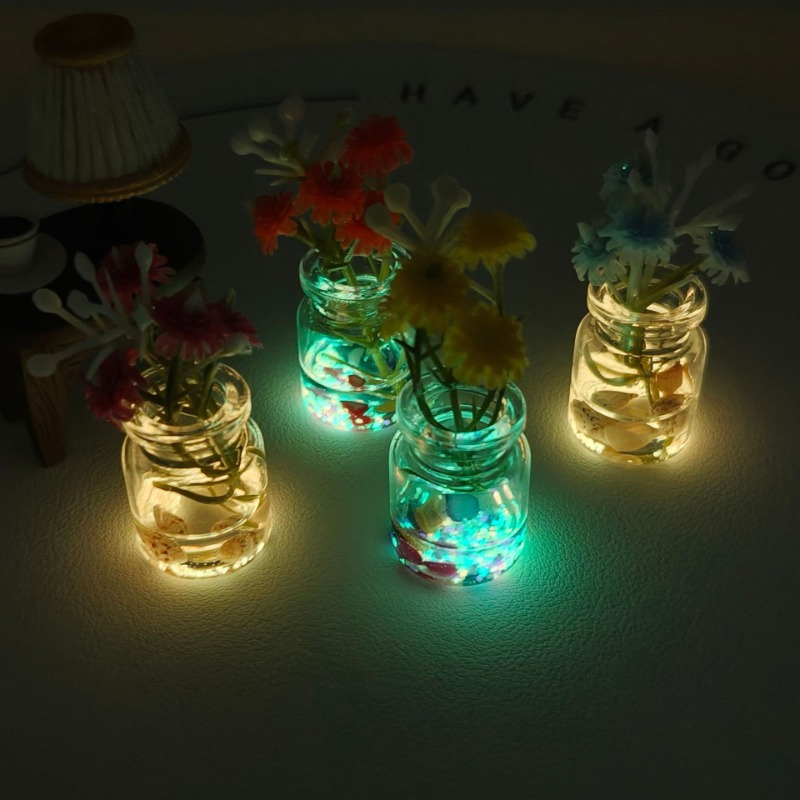 Juego de 4 Mini Jarrones de Vi - Lighting Mcqueen Bedroom Decor reseña y precio