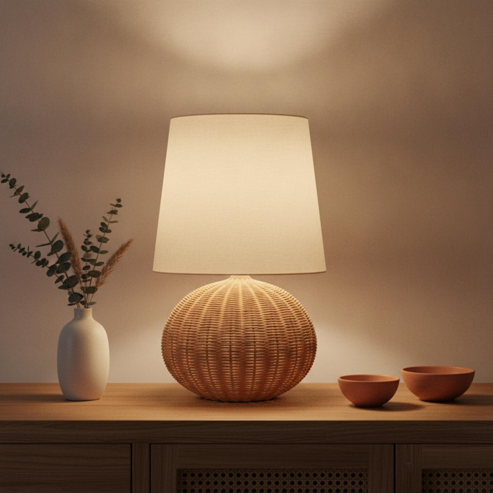 Lámpara de Noche con Base de R - Room Lighting Bedroom Decor reseña y precio