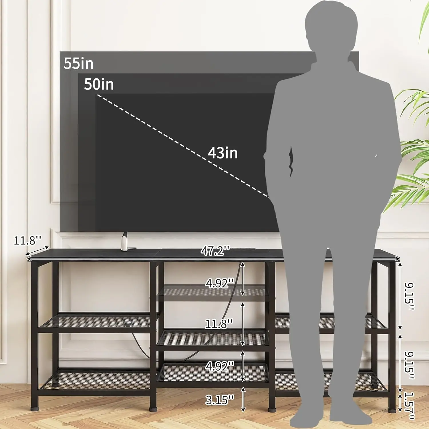 Mueble para TV de hasta 55 pul - Lighting & Home Decor Studio Photos reseña y precio