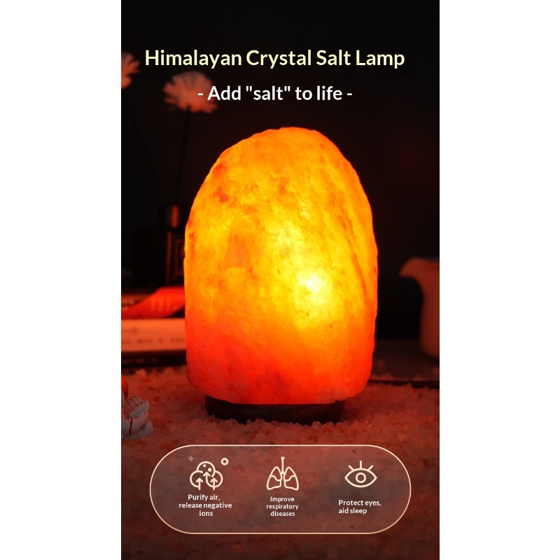 Lámpara de sal del Himalaya, l - Himalayan Salt Lamp reseña y precio