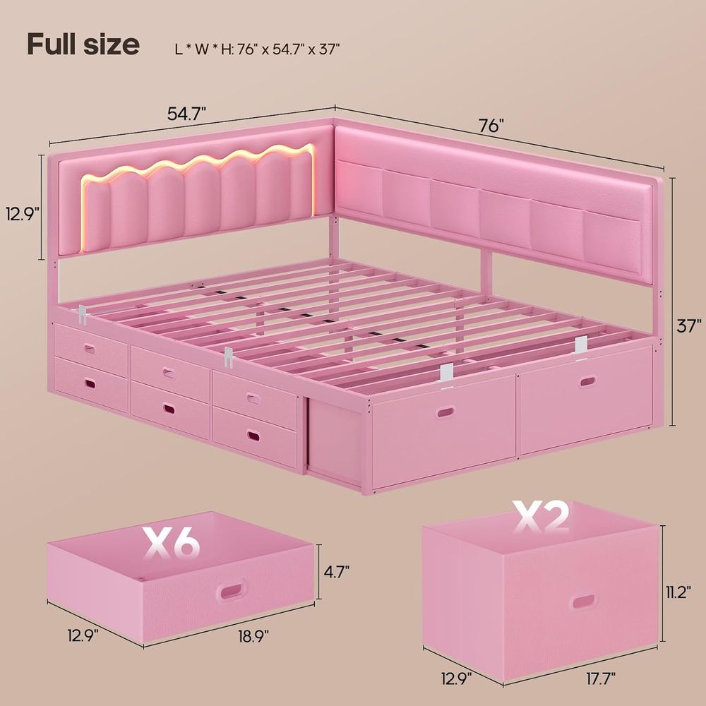 Cama completa ADORNEVE con 8 c - Furniture Lighting & Decor Magazine reseña y precio