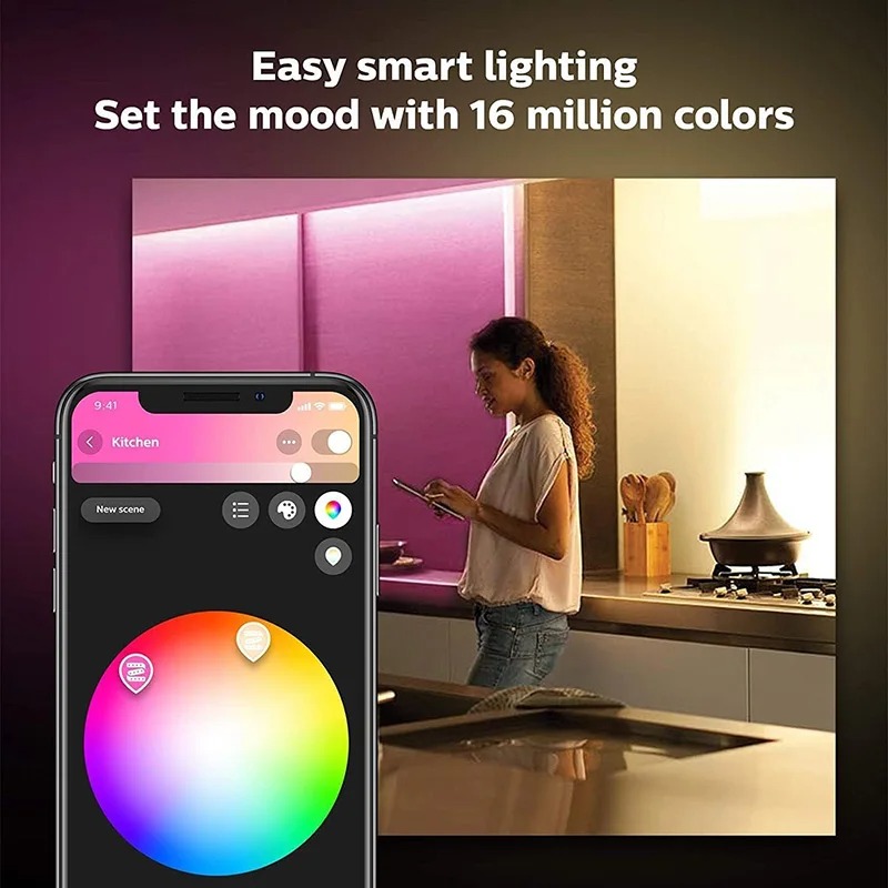 Philips Hue LED Lightstrip Plu - Philips Bulb Hue reseña y precio