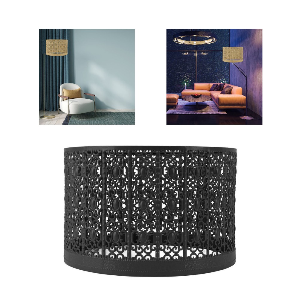 Pantalla de lámpara de hierro  - Geometric Lamp Shade reseña y precio
