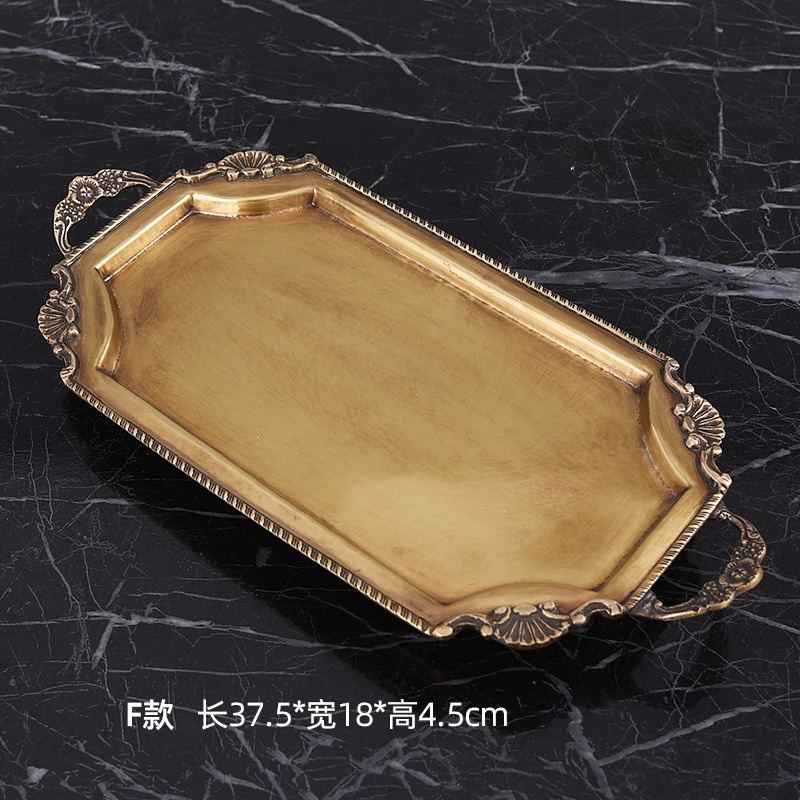 Bandeja decorativa de latón im - Decor Lighting India reseña y precio
