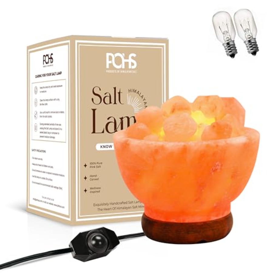 Lámpara de sal rosa del Himala - Himalayan Salt Lamp reseña y precio