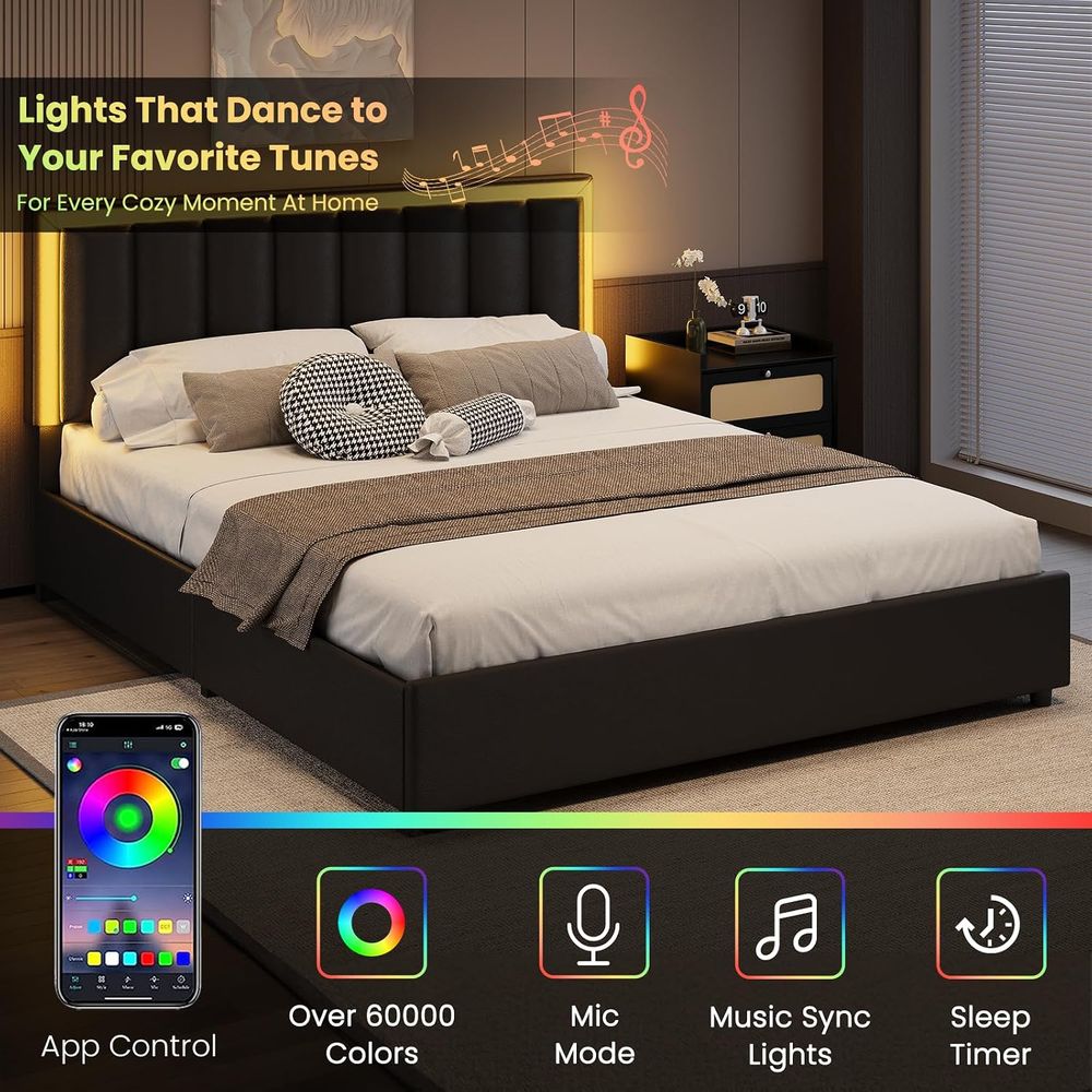 Cama tamaño Queen IMMERSTABLE  - Furniture Lighting & Decor Magazine reseña y precio