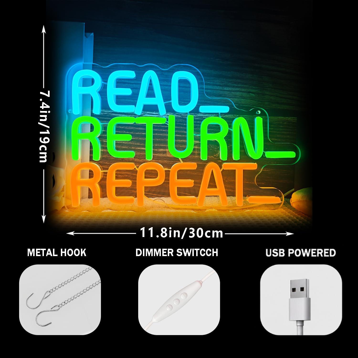 Letrero de neón con la frase ' - Decor Lighting Returns reseña y precio