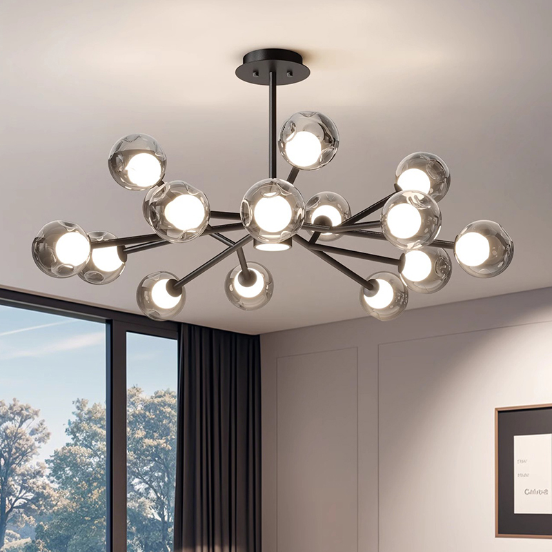Luces colgantes Led con bola d - Room Lighting Bedroom Decor reseña y precio