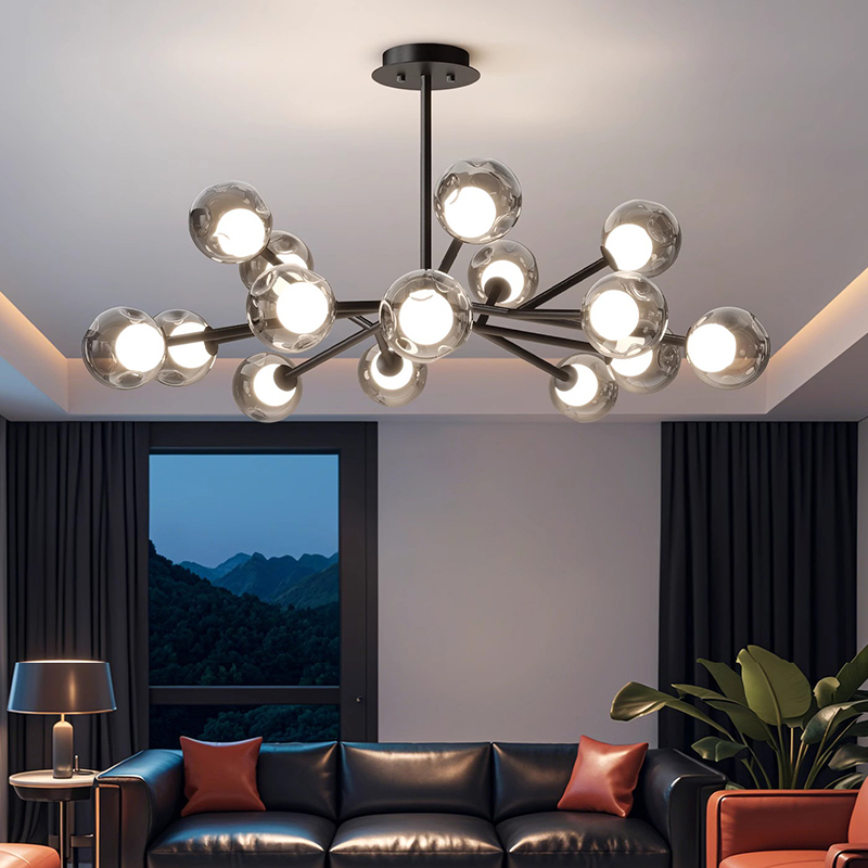 Luces colgantes Led con bola d - Room Lighting Bedroom Decor reseña y precio