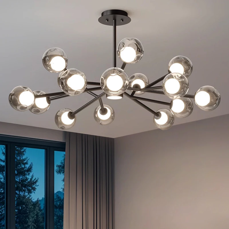 Luces colgantes Led con bola d - Room Lighting Bedroom Decor reseña y precio