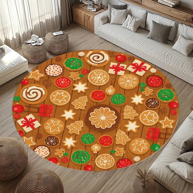 Alfombra navideña 3D para pueb - Bathroom Lighting Decor Ideas reseña y precio