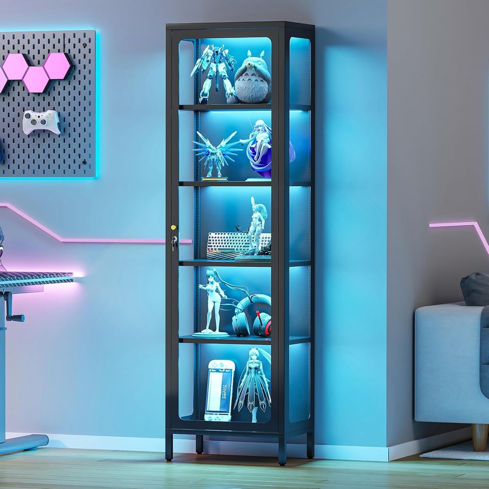 Vitrina de Vidrio con Cerradur - Lighting & Home Decor Studio Photos reseña y precio