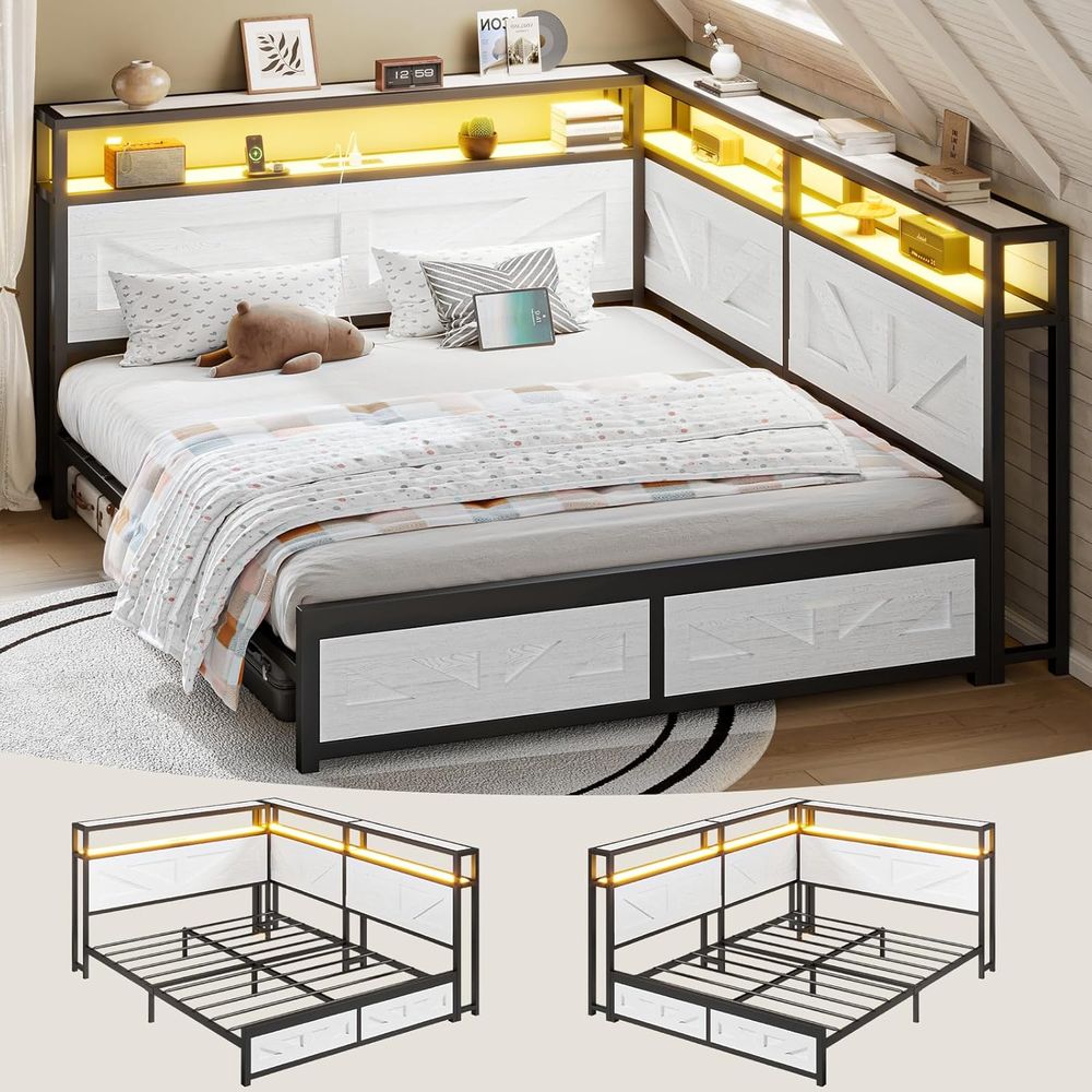 Cama Queen CIKUNASI con almace - Furniture Lighting & Decor Magazine reseña y precio