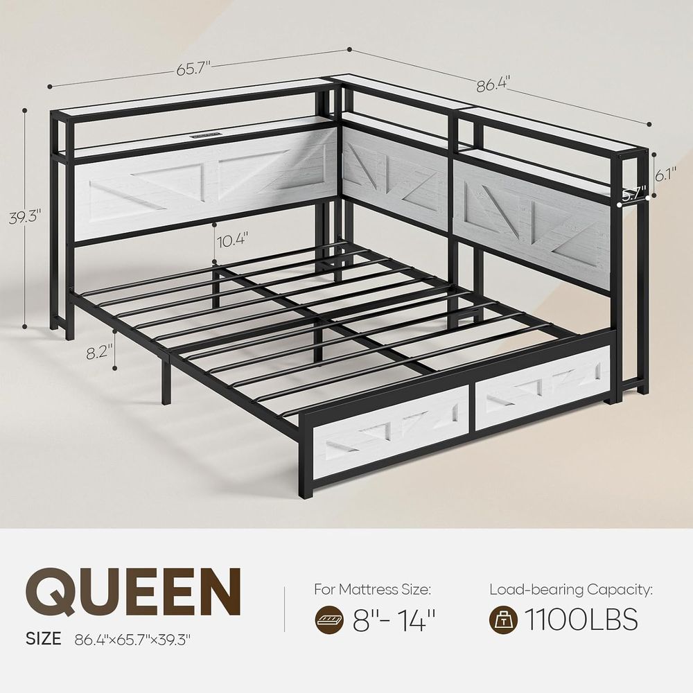 Cama Queen CIKUNASI con almace - Furniture Lighting & Decor Magazine reseña y precio
