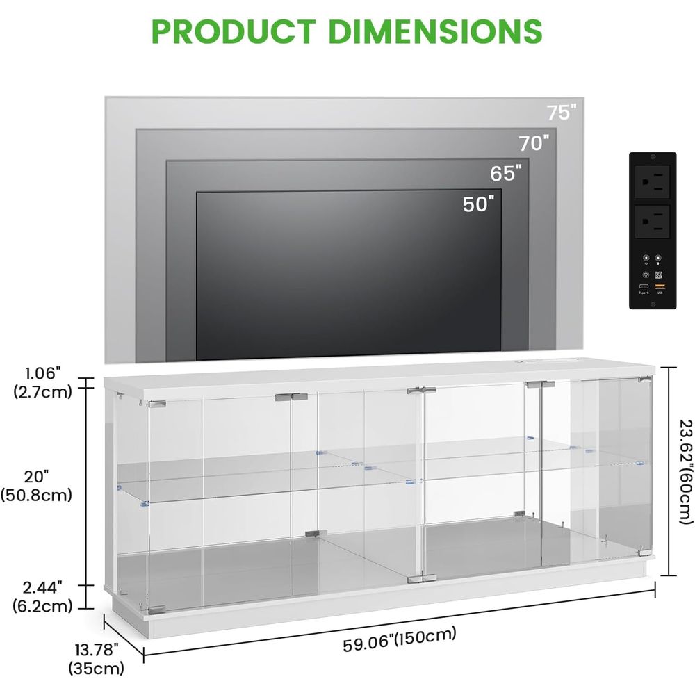 Soportes para TV de Vidrio de  - Lighting & Home Decor Studio Photos reseña y precio